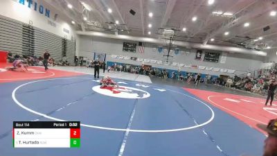 152 lbs Quarterfinal - Travis Hurtado, Riverton USA Wrestling vs Zander Kumm, Camel Kids Wrestling