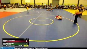 138 lbs Quarterfinal - Chase DeBlaere, Simley vs Cameron Davis, Albert Lea Area