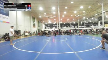 64 lbs Rr Rnd 3 - Ella Brockway, Journeymen Wrestling - Girls vs Angela Raymond, Triumph Trained - Girls