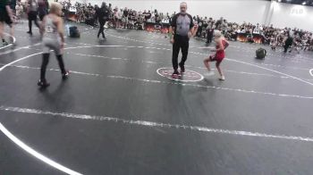 72 lbs Round 2 (3 Team) - Hallie Burgess, Alpha Elite vs Ryatt Cavazos, Top Rank