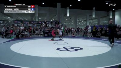 57 kg Cons. Rd Of 16 - Elijah Oliver, Nyac vs Abdullah Noori, United Wrestling Club