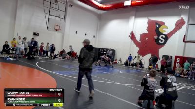 77 lbs Champ. Round 1 - Wyatt Hoehn, Maurer Coughlin Wrestling Club vs Ryan Kiger, Yorktown Wrestling Club