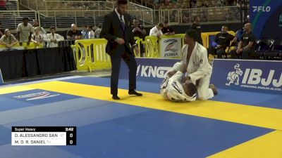 DIEGO ALESSANDRO SANJUR VASQUEZ vs MALACHI D. R. DANIEL 2024 Pan Kids Jiu-Jitsu IBJJF Championship