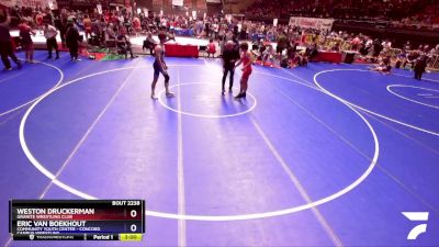 165 lbs Champ. Round 2 - Weston Druckerman, Granite Wrestling Club vs Eric Van Boekhout, Community Youth Center - Concord Campus Wrestling