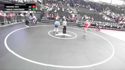 5A 155 lbs Cons. Round 2 - Shelby Christensen, Salem Hills vs Breanna Gale, Bountiful