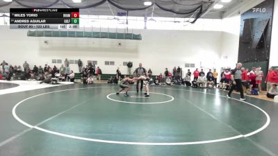 120 lbs Round Of 16 - Miles Yorio, RHAM vs Andres Aguilar, Guilford