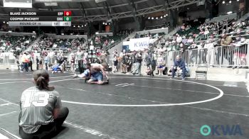 Round Of 16 - BLAKE JACKSON, KIPP TULSA vs Cooper Puckett, Choctaw Ironman Youth Wrestling