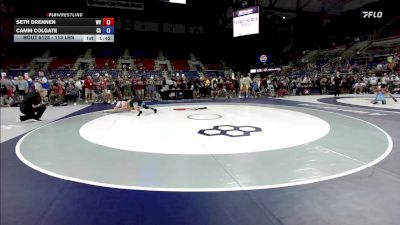 113 lbs Champ. Rd Of 128 - Seth Drennen, WV vs Camm Colgate, CA