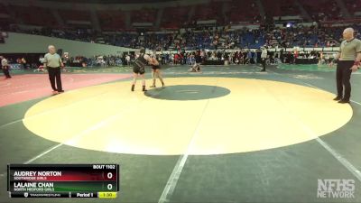 6A/5A Girls 170 Quarterfinal - Audrey Norton, Southridge Girls vs Lalaine Chan, North Medford Girls