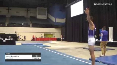 Jack Tompkins - Floor, Gym World - 2021 USA Gymnastics Development Program National Championships