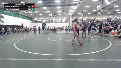 138 lbs Quarterfinal - Myles Sanchez, AMDG vs Brady McMurtry, BullTrained