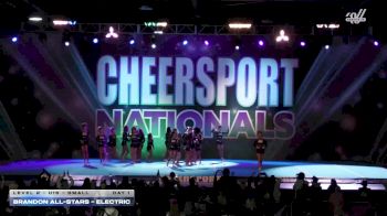 Brandon All-Stars - Electric [2026 L2 - U16 - Small Day 1] 2026 CHEERSPORT National All Star Cheerleading Championship