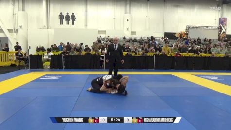 Mishaylah Miriam Rhodes vs Yuchen Wang 2024 World IBJJF Jiu-Jitsu No-Gi Championship