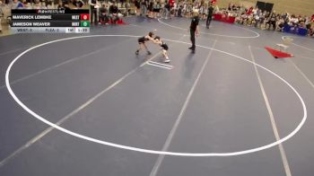 Elementary - 48 lbs Jameson Weaver, Northfield vs Maverick Lembke, Westfield