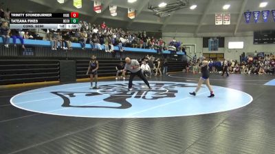 110 lbs Cons. Semi - Trinity Stoneburner, Ogden vs Tateana Fikes, BCLUW-SH