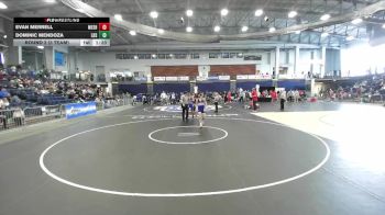 132 lbs Round 2 (3 Team) - Evan Merrell, Maine-Endwell Sr HS vs Dominic Mendoza, Long Beach Sr