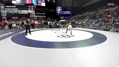 144 lbs Cons. Quarters - Jason Dube, PA vs Jayden Ramirez, CA