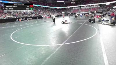 D1-165 lbs Quarterfinal - Eli Maier, Mount Horeb/Barneveld vs Rayhan Lopez, Fort Atkinson