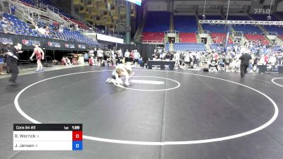 157 lbs Cons 64 #2 - Brody Warrick, IA vs Jax Jensen, IA