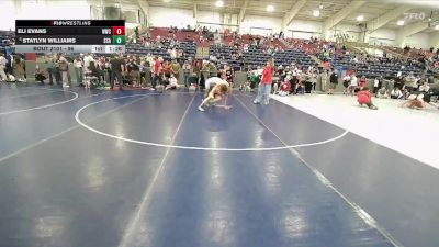 96 lbs Champ. Round 2 - Statlyn Williams, Sublime Wrestling Academy vs Eli Evans, Northside Wrestling Club