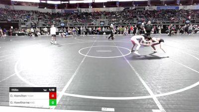 115 lbs Quarterfinal - Dylan Hamilton, Team Oklahoma vs Dj Hawthorne, King Select