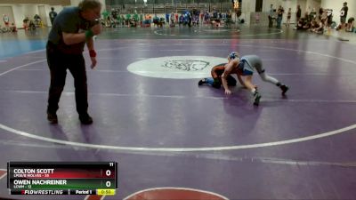 88 lbs Semis (4 Team) - Owen Nachreiner, LCWM vs Colton Scott, LPGE/B Wolves