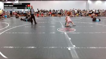 115 lbs Round 3 (4 Team) - Grayson Cannon, LaFayette Wrestling vs Hawk Smith, Freedom Elite