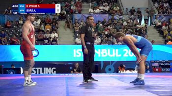 80 kg 1/2 Final - Zackary Ryder, United States vs Alexandru Bors, Moldova