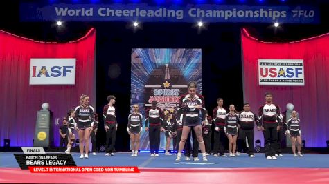 Barcelona Bears - Bears Legacy [2025 L7 International Open Coed Non Tumbling Finals] 2025 The Cheerleading Worlds