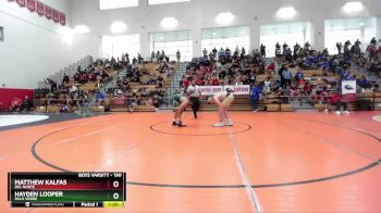 190 lbs Cons. Round 1 - Matthew Kalfas, Del Norte vs Hayden Looper, Palo Verde