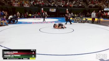 Semifinal - Isabella Cross, Mesa Ridge Girls vs Phoebe Gutierrez, Adams City Girls