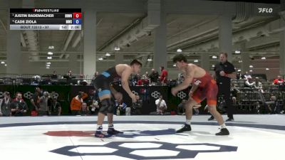 97 lbs Semis - Justin Rademacher, Beaver Dam Wrestling Regional Training Center vs Cade Ziola, MWC Wrestling Academy