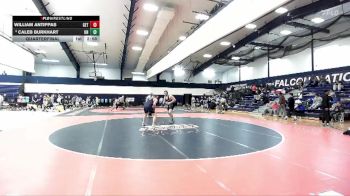 285 lbs Quarterfinal - William Antippas, Gettysburg vs Caleb Burkhart, Unattached