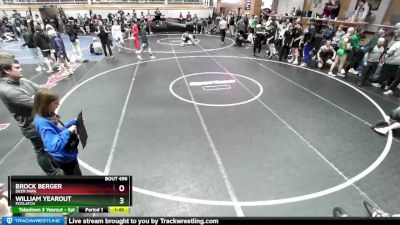 157 lbs Cons. Round 4 - William Yearout, Potlatch vs Brock Berger, Deer Park