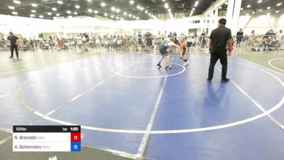 122 lbs Rr Rnd 2 - Noah Breceda, Espana WC vs Andrii Bohomolov, Rancho Bernardo WC
