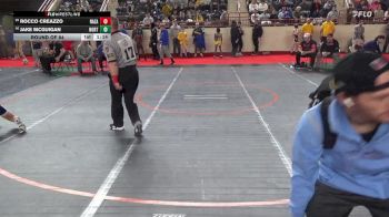 75_B lbs Round Of 64 - Rocco Creazzo, Nazareth vs Jake Mcguigan, North East