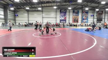 80 lbs Rd# 9- 2:15pm Saturday Final Pool - Ben Snyder, Terps XPress vs Czarlie Diffee, Untouchables