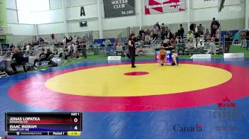 45kg Cons. Semi - Jonas Lopatka, Edmonton WC vs Isaac Ingram, Forest City WC