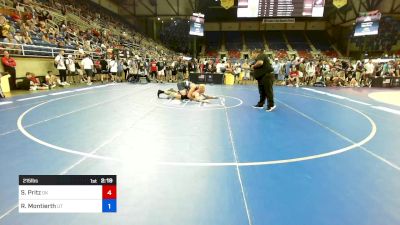 215 lbs Rnd Of 128 - Samuel Pritz, OK vs Robert Seth Montierth, UT