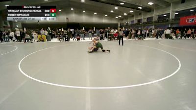 138 lbs Champ. Rd Of 32 - Ryder Sprague, West Linn High School Wrestling vs Finnegan Bromenschenkel, Anoka High School Wrestling