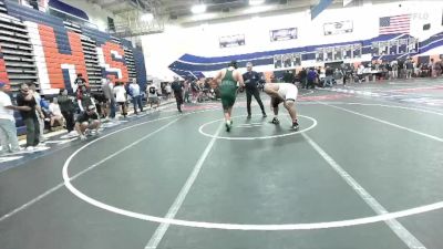 285 lbs Champ. Round 2 - Brayden Kilgore, Rancho Cucamonga vs Jose Landeros, Poway