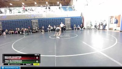 90 lbs Semifinal - Beaudi Shaeffer, Othello Wrestling Club vs Trig Buckingham, Legacy Wrestling Academy