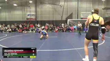152 lbs Finals (8 Team) - Nolan Kriegel, Iowa Gold vs Zechariah Roggasch, Nebraska Black