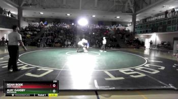 215 lbs 1st Place Match - Alec Dansby, Buchanan vs Noah Bode, Vista Murrieta