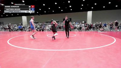 144 lbs Cons. Round 5 - Daniel Gonzalez, MO vs Matthew Moore, OK