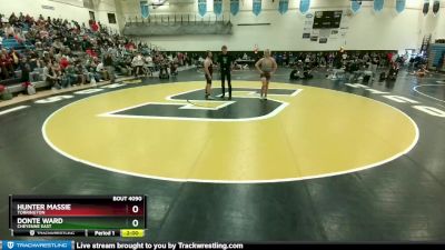 166-169 lbs Round 5 - Hunter Massie, Torrington vs Donte Ward, Cheyenne East