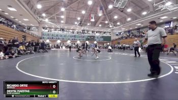 120 lbs Semifinal - Destin Maestas, Slam Academy vs Ricardo Ortiz, Brawley