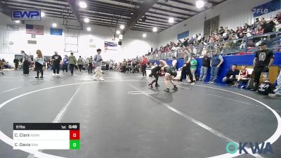 67 lbs Final - Caroline Clark, Norman North vs Caeden Davis, Shelton Wrestling Academy