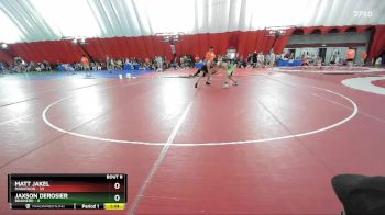 138 lbs Round 3 (6 Team) - Jaxson DeRosier, Brainerd vs Matt Jakel, Marathon