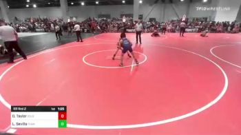 100 lbs Rr Rnd 2 - Dillan Taylor, Gold Rush Wr Ac vs Luke Sevilla, Team So. Cal Of Temecula